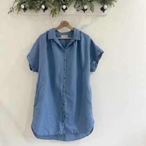 MADEWELL chambray button down dress